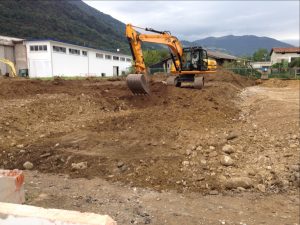 Scavo di sbancamento