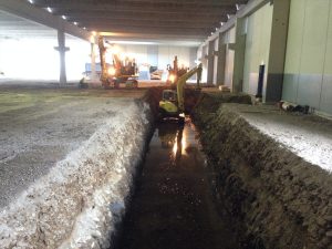 Scavo per formazione cunicolo