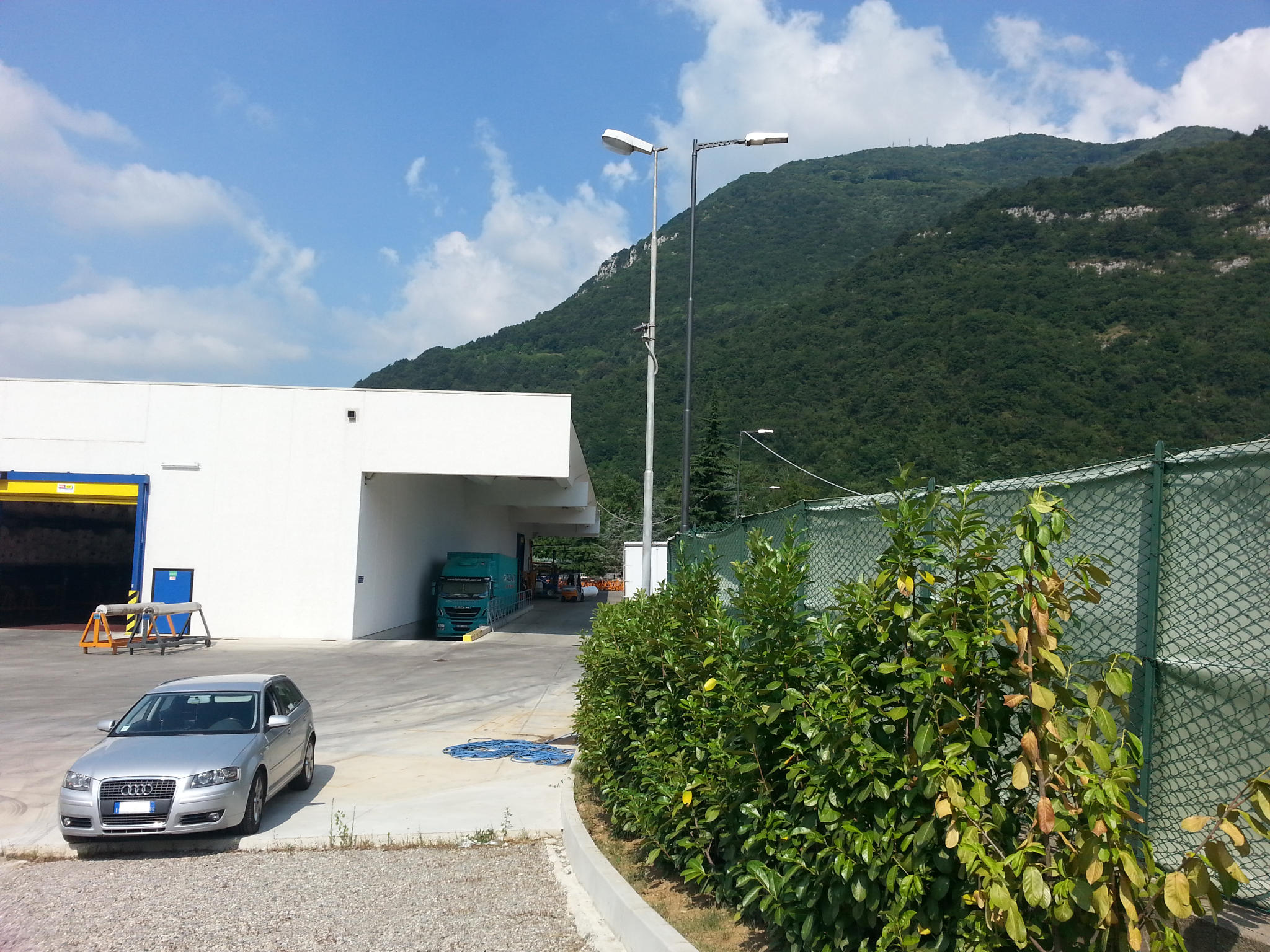 Costruzione edificio industriale