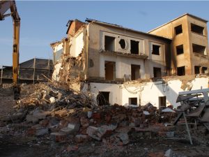 Demolizione edificio