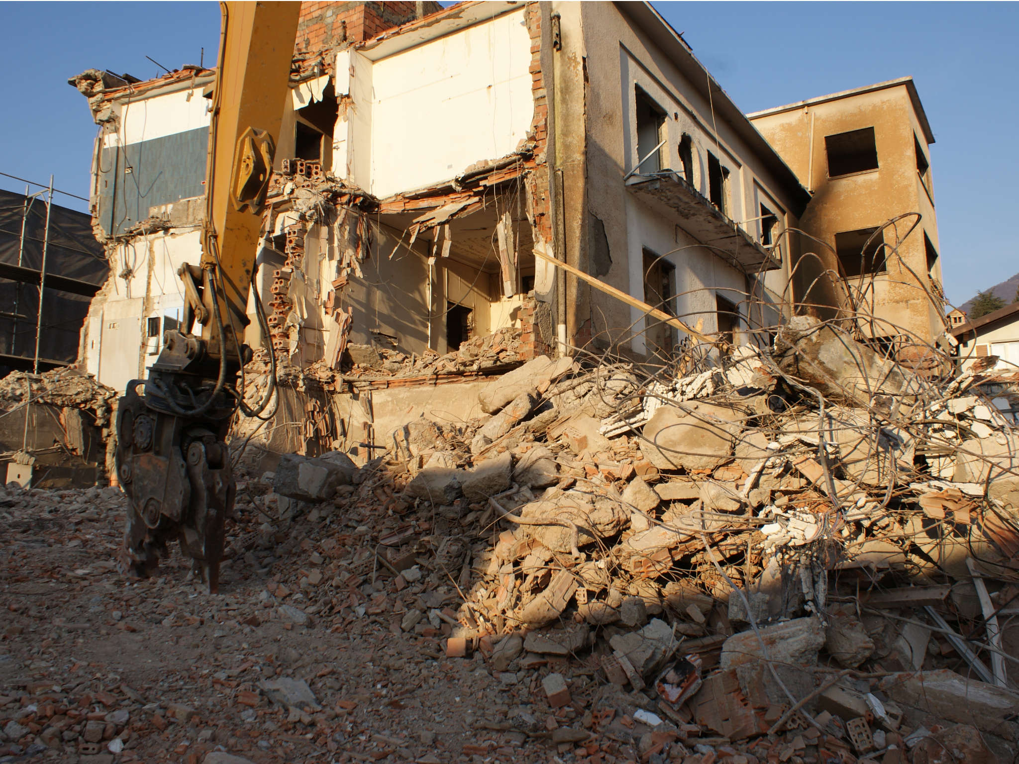 Demolizione edificio