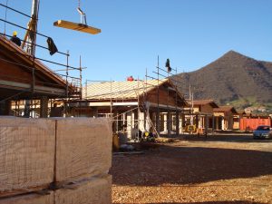 Cantiere costruzione villa